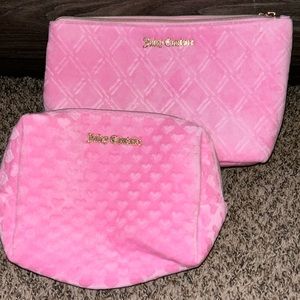 Juicy Couture Velvet Cosmetic Pouches